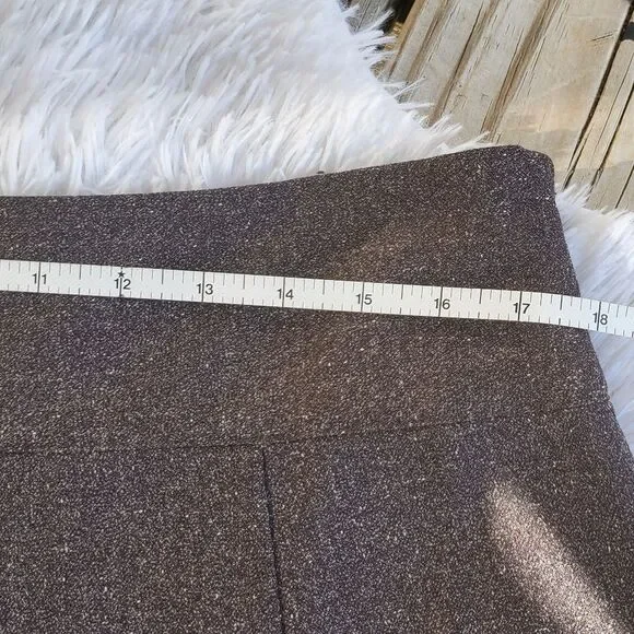 J.Jill Stretch Petite Black Flared Full Skirt - Picture 7 of 8